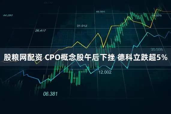 股粮网配资 CPO概念股午后下挫 德科立跌超5%